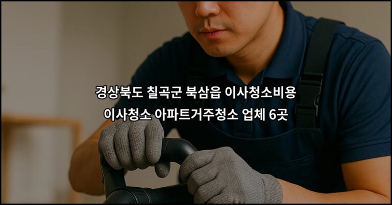 경상북도 칠곡군 북삼읍 이사청소비용 이사청소 아파트거주청소 업체 6곳